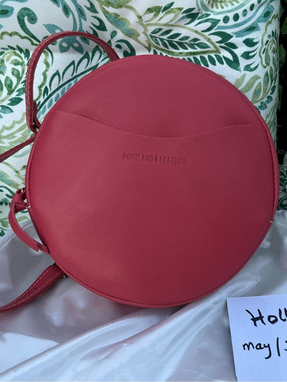 Portland Leather Tulip Large Circle Crossbody